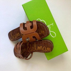 Sam Edelman Bay Slide Sandal in Saddle Leather